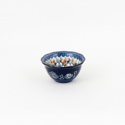 Classic Floral Decorated Ceramic Round Bowl -5"