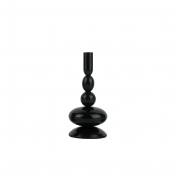 Black metal candlestick - 2MM10-45