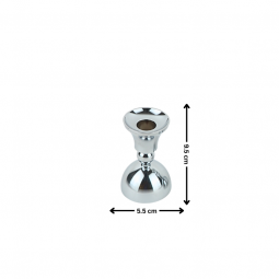 Silver Steel Candlestick - 2MM10-49