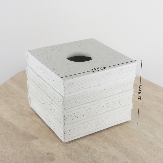 علبة مناديل على شكل كتب - 2MM3-E01-032
