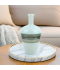 Glass vase with a distinctive design, made in India