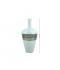 Glass vase with a distinctive design, made in India
