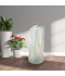 Glass vase with a distinctive design, made in India