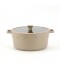 Granite cookware set with a unique design, beige color - 10 pieces - 2S1AA100077