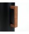 Black Thermos Flask with Wooden Handle and Finish - 1 Liter Black Thermos Flask with Wooden Handle and Finish - 1 Liter