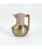 Luxury stainless steel tea and coffee thermos, gold-black color, 1 liter capacity