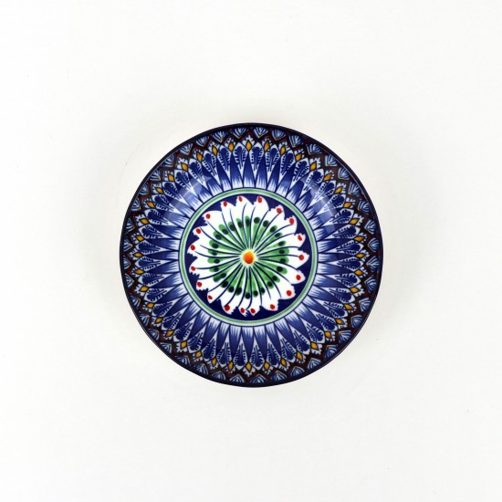 Ceramic Deep Bowl with Colorful Geometric Patterns - 5.5 Inch Ceramic Deep Bowl with Colorful Geometric Patterns - 5.5 Inch