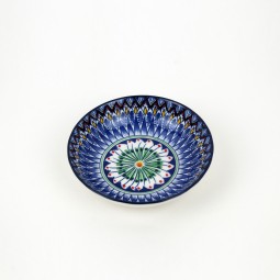 Ceramic Deep Bowl with Colorful Geometric Patterns - 5.5 Inch Ceramic Deep Bowl with Colorful Geometric Patterns - 5.5 Inch
