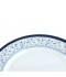 Luxury melamine plate with blue decoration - 8 cm