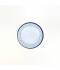 Luxury melamine plate with blue decoration - 8 cm