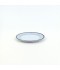 Luxury melamine plate with blue decoration - 8 cm