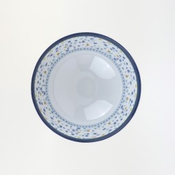 زبدية ميلامين فاخر مزخرف باللون الأزرق – مقاس 20 × 8 سم زبدية ميلامين فاخر مزخرف باللون الأزرق – مقاس 20 × 8 سم