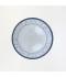 Premium Melamine Bowl with Blue Embossing - 20 x 8 cm