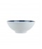 Premium Melamine Bowl with Blue Embossing - 20 x 8 cm