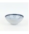 Premium Melamine Bowl with Blue Embossing - 20 x 8 cm