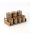 طقم علب بهارات سيراميك 7 قطعة و حامل خشبي - 2SS1-R01-014 طقم علب بهارات سيراميك 7 قطعة و حامل خشبي - 2SS1-R01-014