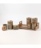 طقم علب بهارات سيراميك 7 قطعة و حامل خشبي - 2SS1-R01-014 طقم علب بهارات سيراميك 7 قطعة و حامل خشبي - 2SS1-R01-014