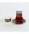Tea and coffee set - 36 pieces - luxurious with colorful decorations and a luxurious design with golden lines - 2SS1-T01-080 Tea and coffee set - 36 pieces - luxurious with colorful decorations and a luxurious design with golden lines - 2SS1-T01-080