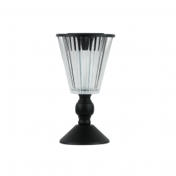 Incense burner with a distinctive design, glass and black - 2SS10-090