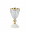 Attractive design glass and light beige incense burner, 21 cm - 2SS10-095 Attractive design glass and light beige incense burner, 21 cm - 2SS10-095