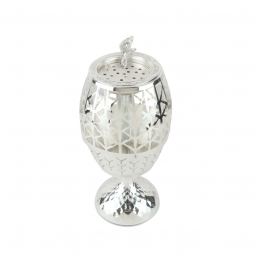 مبخرة استيل فضي بارتفاع 30 سم - 2SS10-105