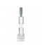 Clear and Silver Crystal Candlestick - 2SS9-951 Clear and Silver Crystal Candlestick - 2SS9-951