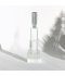Clear and Silver Crystal Candlestick - 2SS9-953 Clear and Silver Crystal Candlestick - 2SS9-953