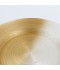 Luxury Glass Serving Platter - Gold and White - 10.5"