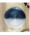 Luxury Glass Serving Platter - Blue and White - 13"