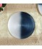 Luxury Glass Serving Platter - Blue and White - 10"