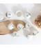 Blue Rose Decorated Porcelain Coffee Cup Set - 12 Pieces