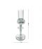 Elegant and modern crystal candlestick - silver - 2UU10-102-3 Elegant and modern crystal candlestick - silver - 2UU10-102-3