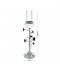 Silver candlestick, distinctive and elegant shape - 2UU10-116 Silver candlestick, distinctive and elegant shape - 2UU10-116