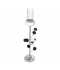 Silver candlestick, distinctive and elegant shape - 2UU10-118 Silver candlestick, distinctive and elegant shape - 2UU10-118