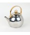 Stainless steel kettle with gold handle – 3 liter capacity Stainless steel kettle with gold handle – 3 liter capacity