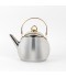 Stainless steel kettle with gold handle – 3 liter capacity Stainless steel kettle with gold handle – 3 liter capacity