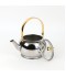 Stainless steel kettle with gold handle – 2 liter capacity
