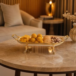 صحن الضيافة الفاخر -30*17*8سم-2M1M100435 صحن الضيافة الفاخر -30*17*8سم-2M1M100435