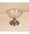 Luxury crystal serving dish with a gold base - 24*24*19.5cm - 2M1M200588