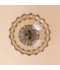 Luxury crystal serving dish with a gold base - 24*24*19.5cm - 2M1M200588