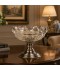Luxury crystal serving dish with a gold base - 24*24*19.5cm - 2M1M200588