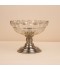 Luxury crystal serving dish with a gold base - 24*24*19.5cm - 2M1M200588