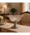 Luxury crystal serving dish with a gold base - 28*28*19cm - 2M1M200591