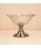 Luxury crystal serving dish with a gold base - 28*28*19cm - 2M1M200591