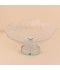 Glass serving dish with crystal base - 30 x 16 cm - 2M1M200713