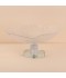 Glass serving dish with crystal base - 30 x 16 cm - 2M1M200713