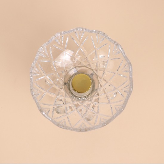 صحن تقديم كريستال فاخر -15*18سم-2M1M200714