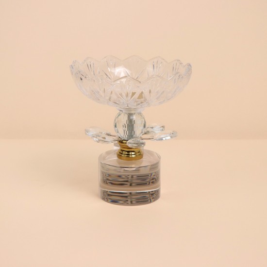 صحن تقديم كريستال فاخر -15*18سم-2M1M200714