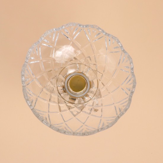 صحن تقديم كريستال فاخر -20*21سم-2M1M200715 صحن تقديم كريستال فاخر -20*21سم-2M1M200715
