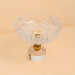 صحن تقديم كريستال فاخر -24*22سم-2M1M200716